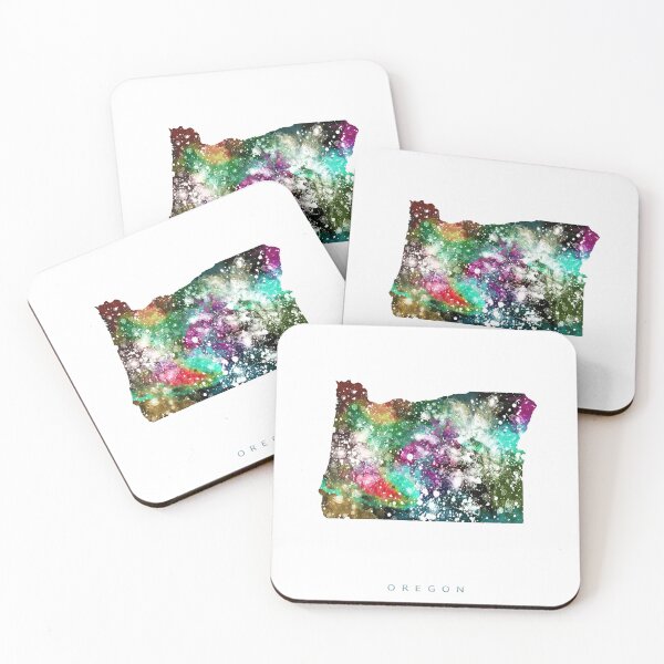Item preview, Oregon Map Watercolor Painting designed and sold by InkistPrints.