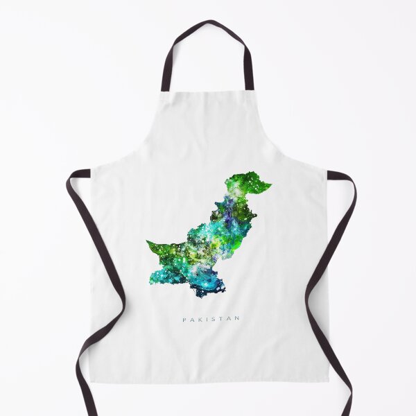 Item preview, Pakistan Map Watercolor Painting designed and sold by InkistPrints.