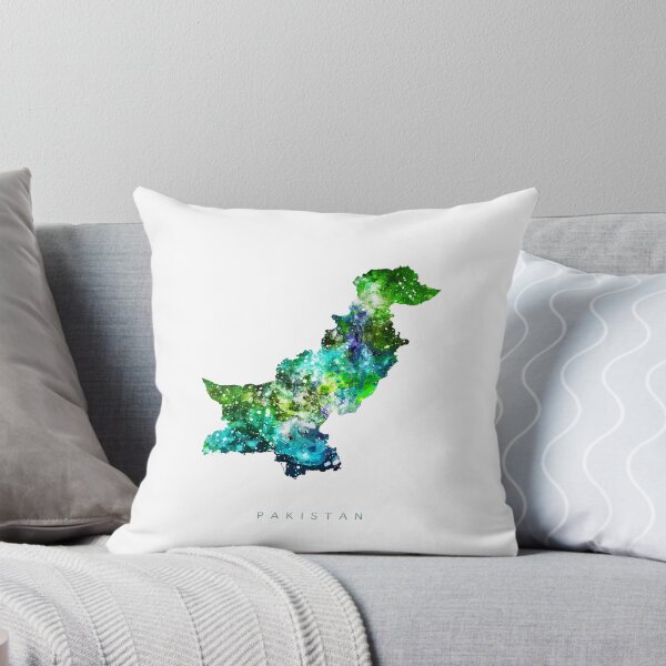 Item preview, Pakistan Map Watercolor Painting designed and sold by InkistPrints.
