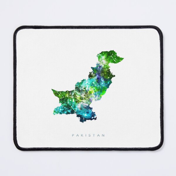 Item preview, Pakistan Map Watercolor Painting designed and sold by InkistPrints.
