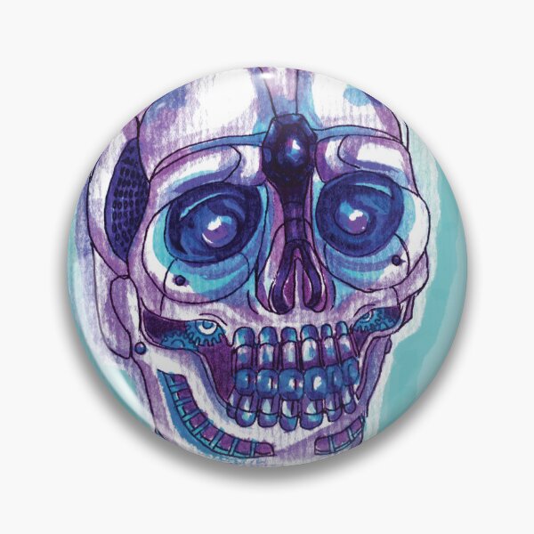 Item preview, Blue Punk Skull designed and sold by DStathers-Art.