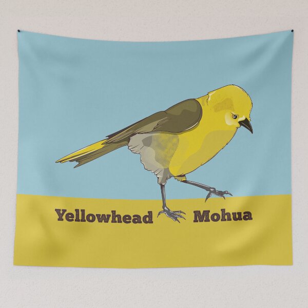 Item preview, Yellowhead NZ bird MOHUA designed and sold by piedaydesigns.