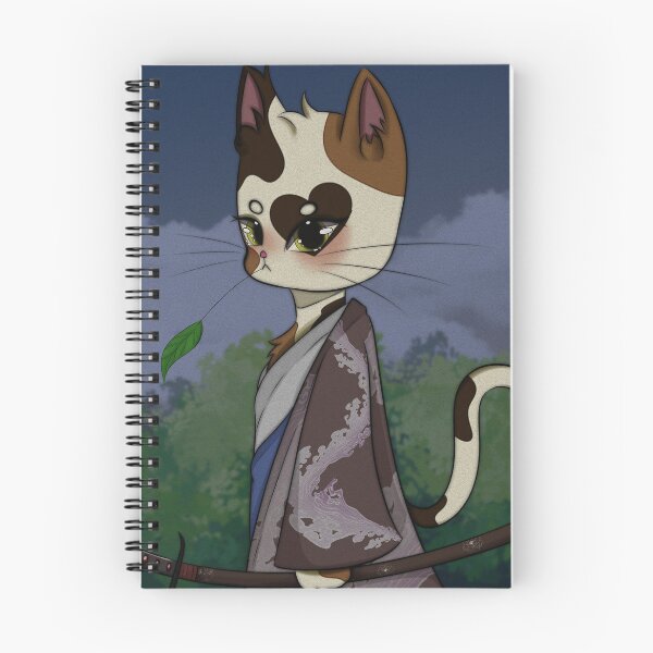Artikelvorschau, Samurai-Katze entworfen und verkauft von HayaChibi.