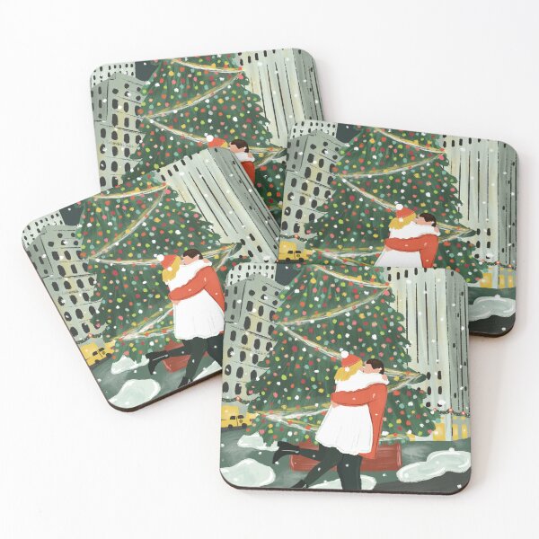 Item preview, Christmas love in NYC designed and sold by Lovelypostcard.