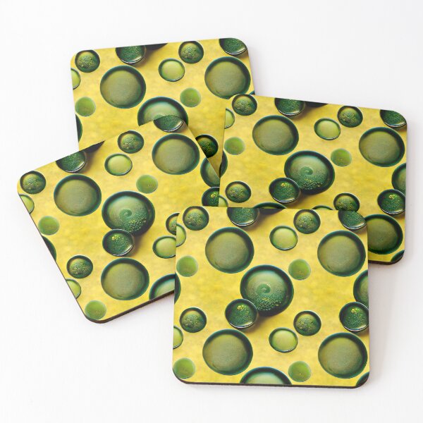 Item preview, Retro bubbles Yellowgreen (4/4) designed and sold by sabantha.
