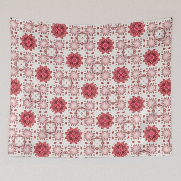 Item preview, Abstract digital flower pattern designed and sold by Muse Point.