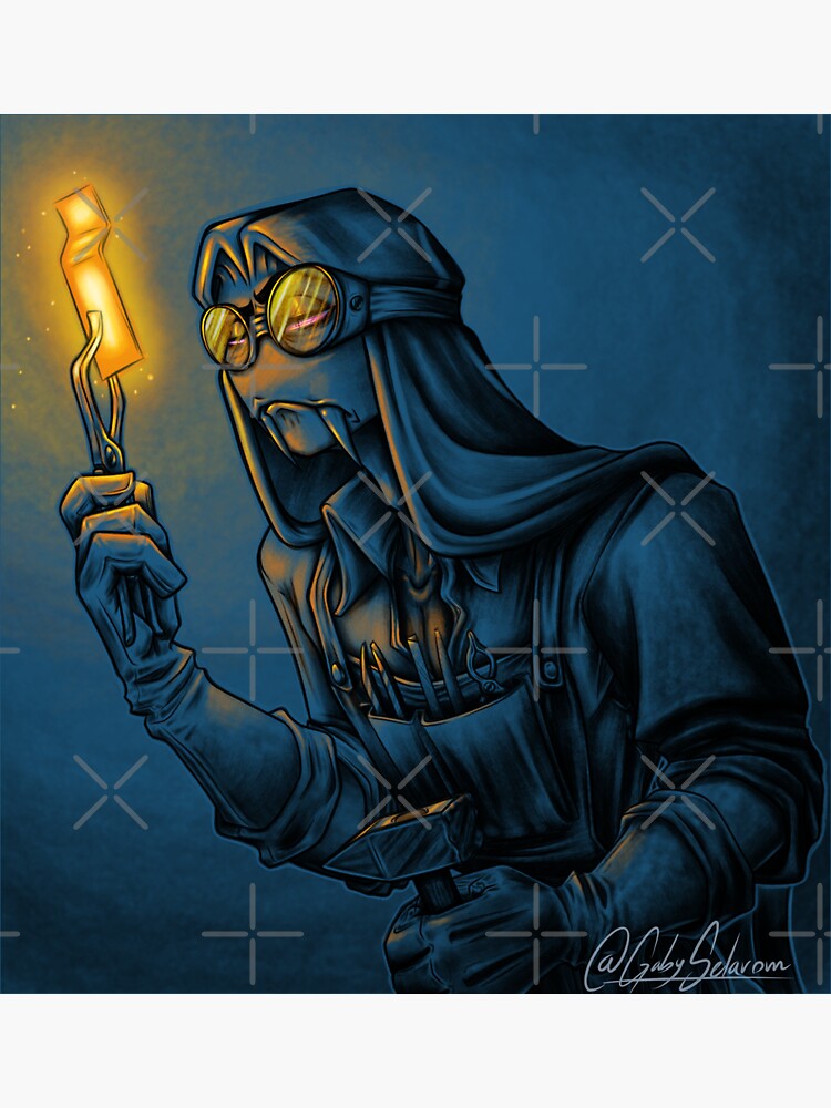 Sir Pentious Forging Sticker For Sale By Gabendselarom Redbubble