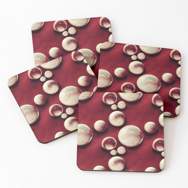 Item preview, Retro bubbles Red and White (2/4) designed and sold by sabantha.