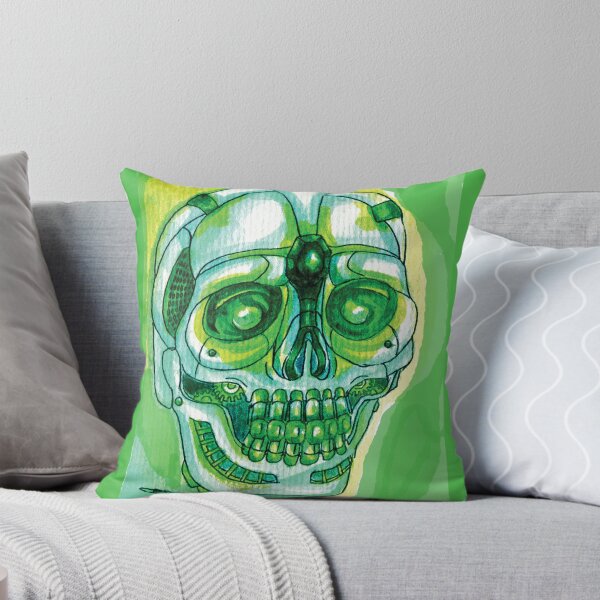 Item preview, Green Punk Skull designed and sold by DStathers-Art.