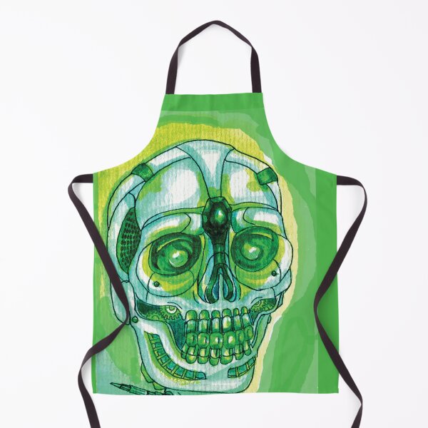 Item preview, Green Punk Skull designed and sold by DStathers-Art.