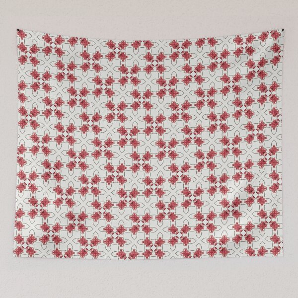 Item preview, Abstract digital flower pattern designed and sold by Muse Point.