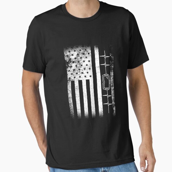 Item preview, VR Pulse Heartbeat Patriotic Flag Gamer Virtual Reality designed and sold by DadJokeDescript.