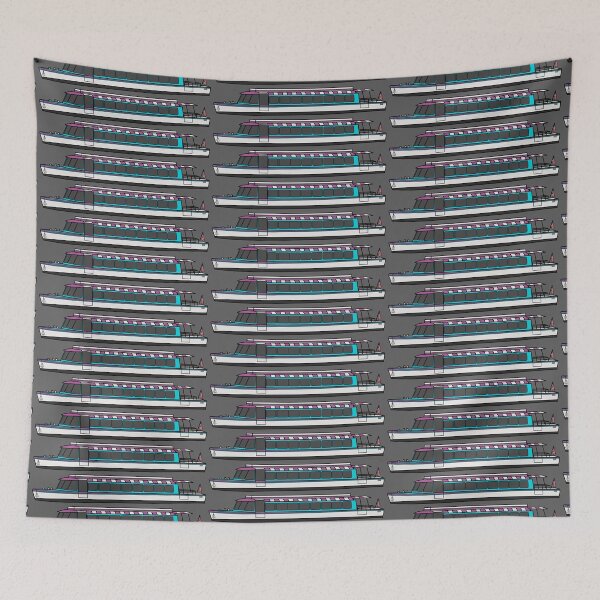 Item preview, Friendship Boat Purple and Turquoise designed and sold by Yensid1971.