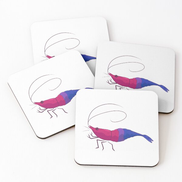 Item preview, Bisexual Pride Neocaridina Freshwater Shrimp designed and sold by SnowAfterFyre.