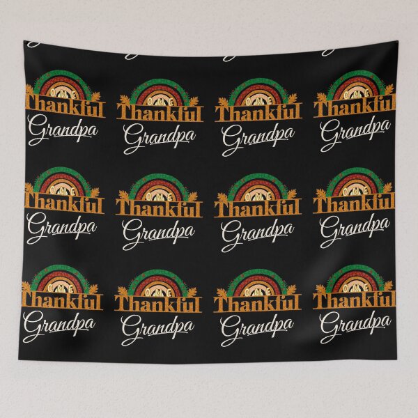 Item preview, One Thankful Grandpa (Boho Rainbow 2) designed and sold by SimplyMe-Plus.