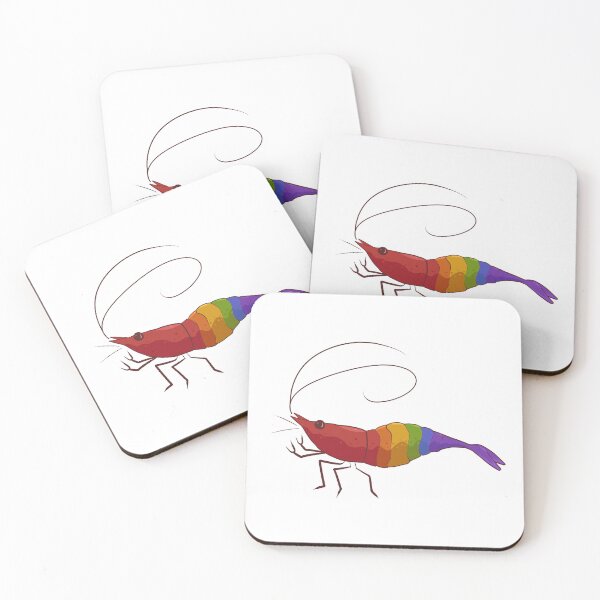 Item preview, Gay Pride Rainbow Neocaridina Freshwater Shrimp designed and sold by SnowAfterFyre.