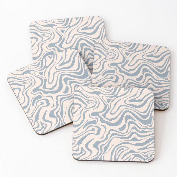 Item preview, Wavy swirl vector seamless pattern. Hand drawn 1970 vector illustration designed and sold by Kizuneko.