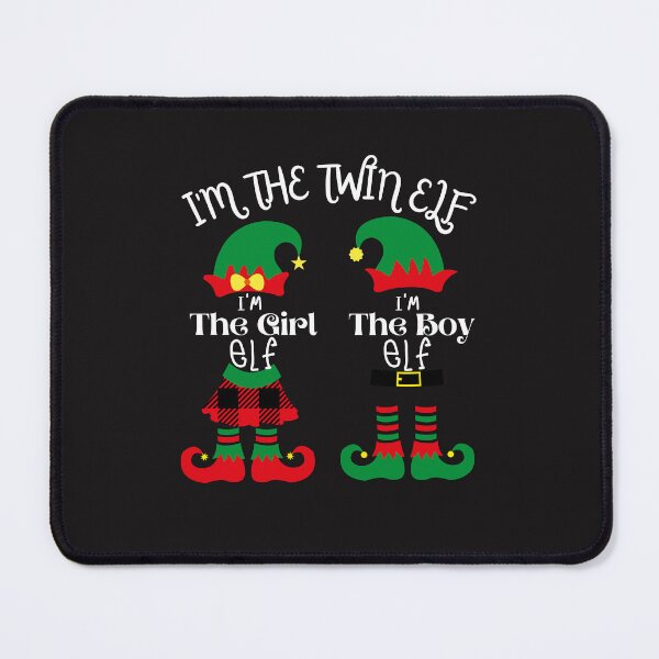 Item preview, I'm The Twin Elf, The boy and the girl Elf designed and sold by Sasidenidesign.