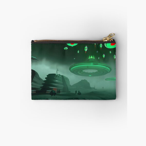 Item preview, DALL·E 2022-09-04 19.27.22 - DALL·E 2022-09-04 19.09.33 - In search of shelter, they come across an abandoned spaceship on the surface of a strange world, 8k hd-Enhanced.JPG designed and sold by Nate Ober.