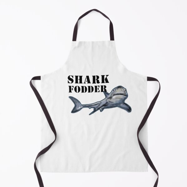 Item preview, Shark Fodder - Black Text with Shark designed and sold by MountMercantile.