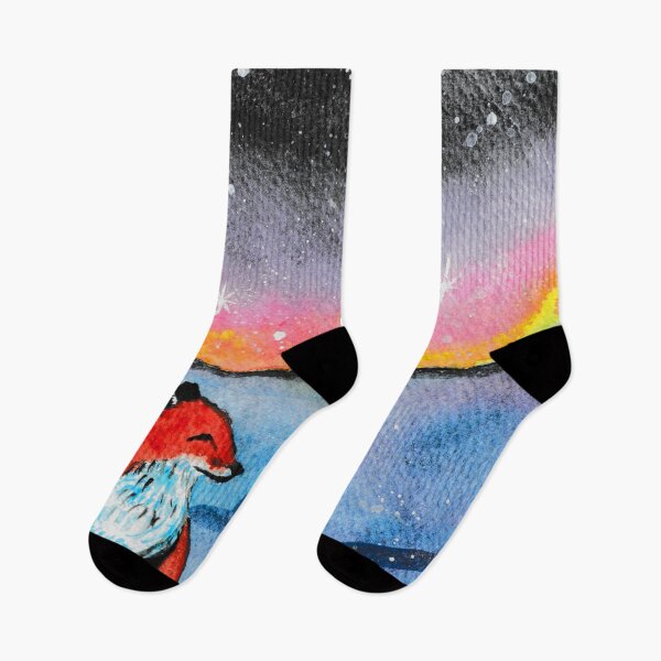 Item preview, Fox and The Winter Lights  designed and sold by Niina  Niskanen.