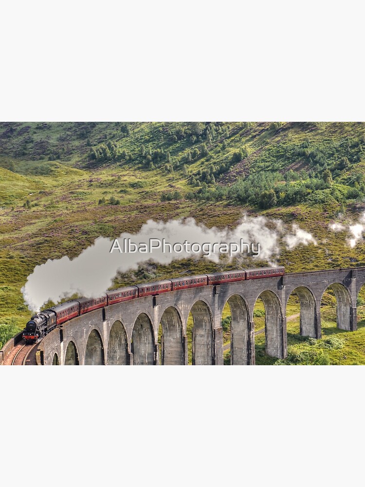 The Jacobite Steam Train, Glenfinnan Viaduct, Scotland. by AlbaPhotography