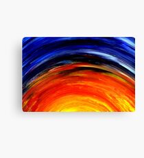 Colorful Abstract Painting Original Art Titled: Morning Glory Canvas Print
