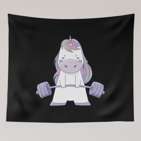 Item preview, Unicorn Weightlifting Cute Unicorn Girl Workout  designed and sold by Pexilus.