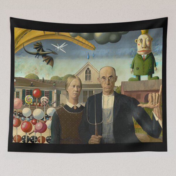 Item preview, American Gothic Extension designed and sold by pictelate.