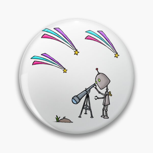 Item preview, Robot Star Galaxy Sci Fi Astrology Kawaii designed and sold by TheRainFamily.