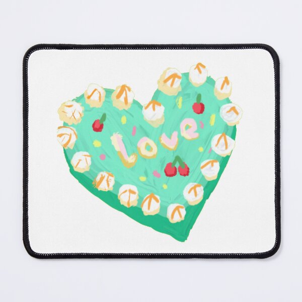 Item preview, Cute Green Heart Cake! designed and sold by MeBrokeStudent.