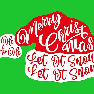 Artwork thumbnail, Santa Hat Christmas Jumper Design by Calligrammed