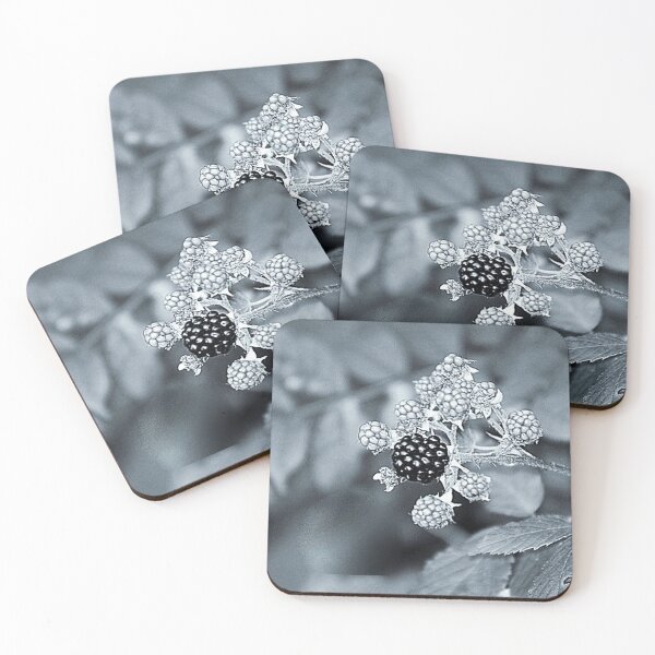 Item preview, wild blackberry black and white designed and sold by Francespoppy.