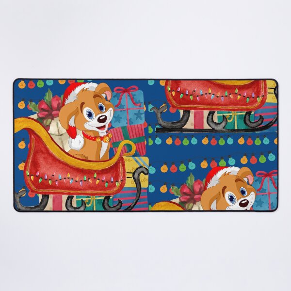 Item preview, Christmas Chronicles - Happy Dog Sleigh Gifts Fiesta designed and sold by ttsayt1earth.
