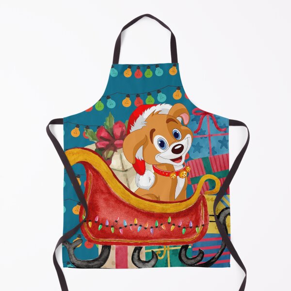 Item preview, Christmas Chronicles - Happy Dog Sleigh Gifts Fiesta designed and sold by ttsayt1earth.