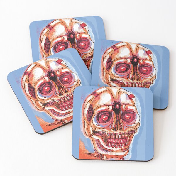 Item preview, Orange Punk Skull designed and sold by DStathers-Art.