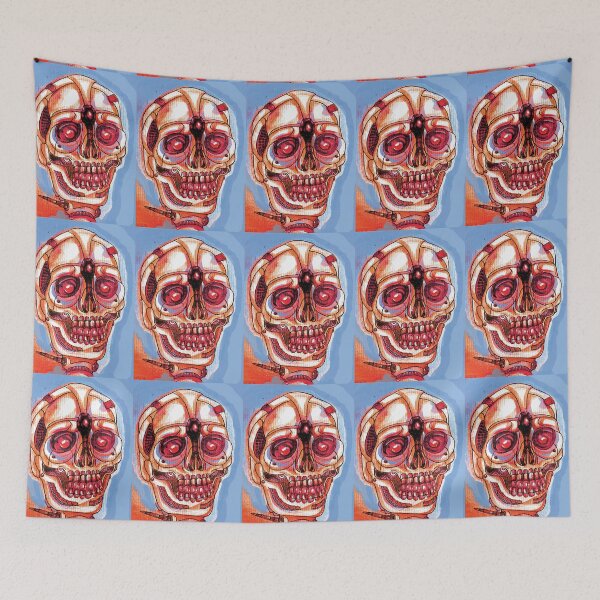 Item preview, Orange Punk Skull designed and sold by DStathers-Art.