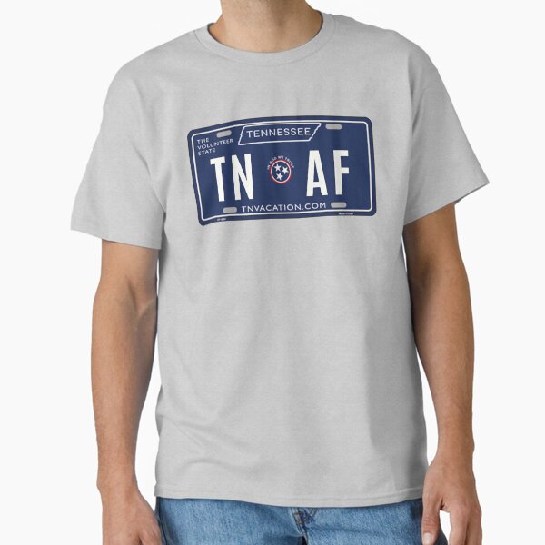 Tennessee AF Tennessee License Classic T-Shirt