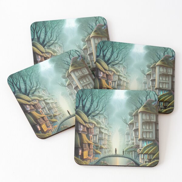 Item preview, futuristic city glow designed and sold by Dicoart.
