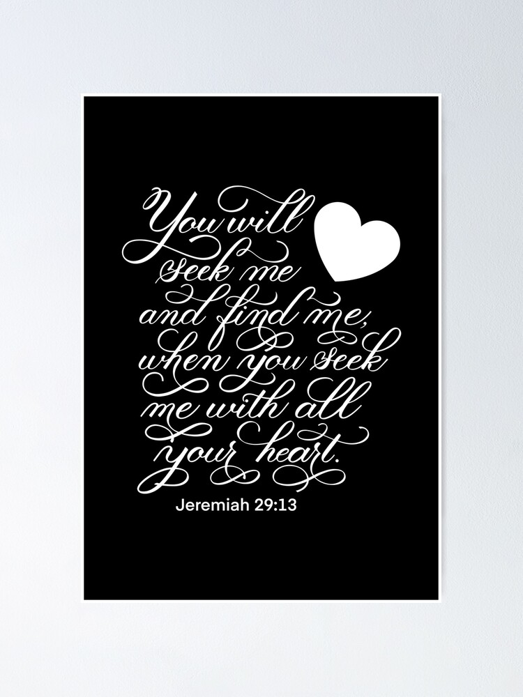 裏原 BIBLE X ／ DO YOU KNOW URAHARAJUKU? ／ Jeremiah 29:13 Bible Verse, You Will Seek Me and Find Me