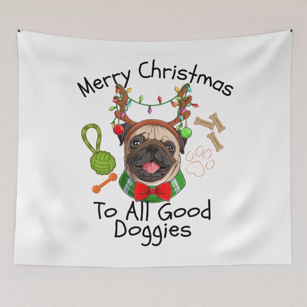 Item preview, Merry Christmas To All Good Doggies Cute Design designed and sold by EarthArtDesigns.