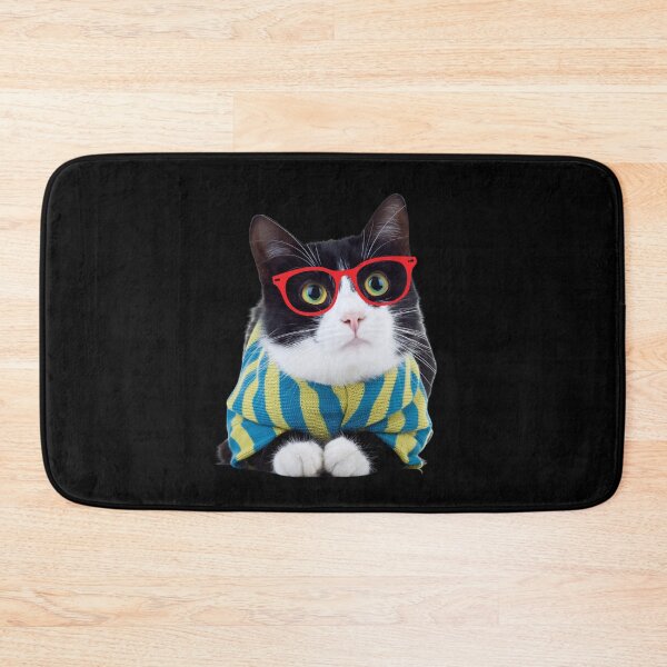 Item preview, Cat Wearing Glasses designed and sold by The Love Quill.