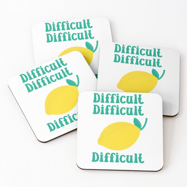 Item preview, Difficult Difficult Lemon Difficult designed and sold by FunCarStickers.