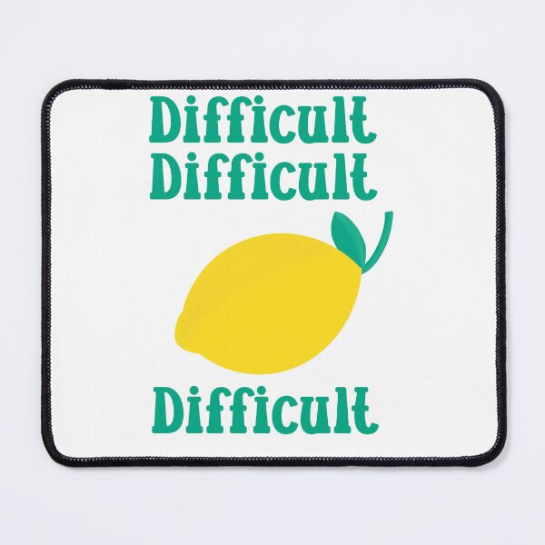 Item preview, Difficult Difficult Lemon Difficult designed and sold by FunCarStickers.