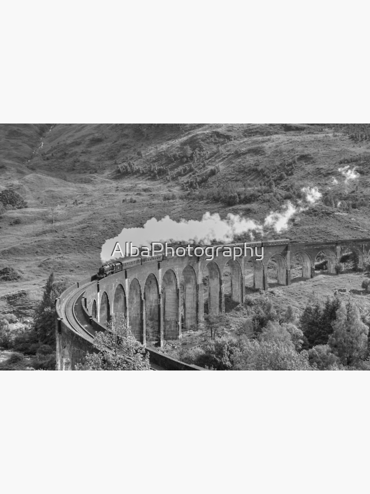 The Jacobite Steam Train, Glenfinnan Viaduct, Scotland. by AlbaPhotography
