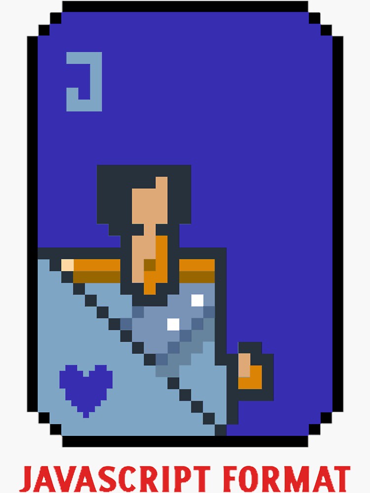 "Javascript card" Sticker for Sale by brolt | Redbubble