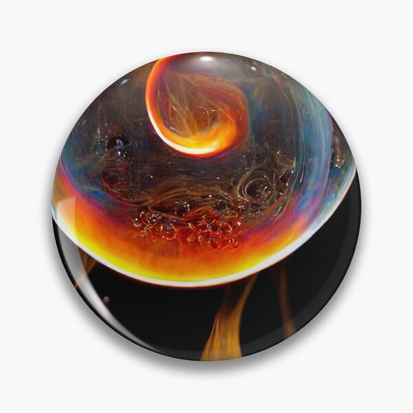 Item preview, Retro bubbles Fire & Ice (1/4) designed and sold by sabantha.