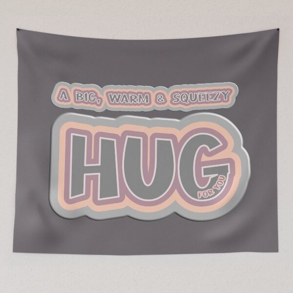 Item preview, Say I miss you with this big warm squeezy hug. Caroline Laursen original. designed and sold by Caroline Laursen.