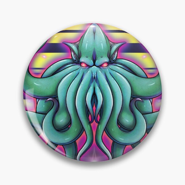 Item preview, Synthwave Cephalopod designed and sold by Noxcy.