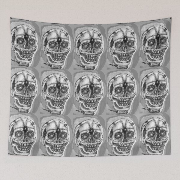 Item preview, Grey Punk Skull designed and sold by DStathers-Art.